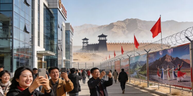 Хитай давамлишиватқан қирғинчилиқ ичидә Шәрқий Түркстанни саяһәт көргәмәханисиға айландурмақта